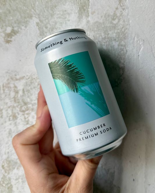 Something & Nothing Cucumber Premium Soda