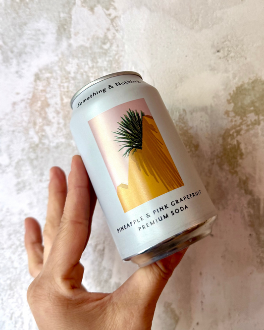 Something & Nothing Pineapple & Pink Grapefruit Soda