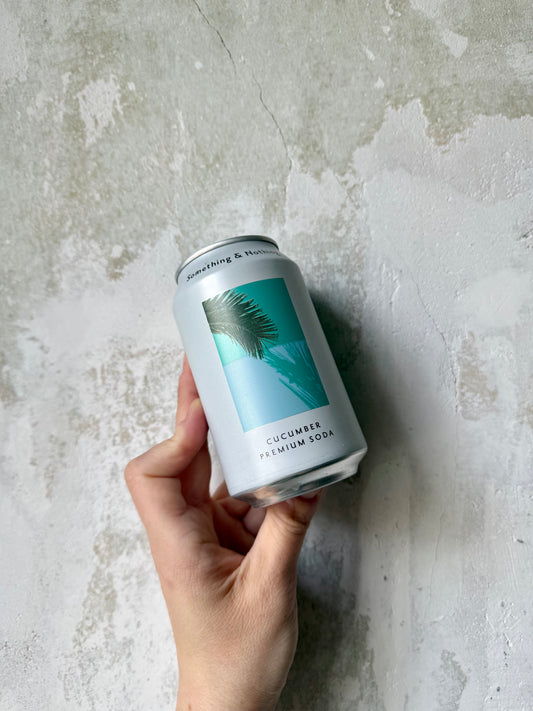 Something & Nothing Cucumber Premium Soda